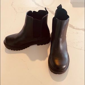 - Black boots